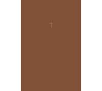 Aesthetic Faith Journal Notebook - Neutral Colors with Lined Pages - Dark Brown - Perfect for Sermon Notes, Scripture, Reflection, Thoughts and Prayers