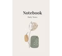 Aesthetic Floral Notebook for Women: Soft Lined Journal for Notes, Thoughts & Self-Care | Cute Minimalist Cover | 6x9” | Perfect for Journaling, School, or Daily Writing