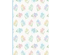 Aesthetic Forget-Me-Not Flowers Composition Notebook: Pastel Watercolor Floral Pattern, College Ruled: 6" x 9" , 120 Lined Pages