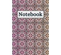 Aesthetic Geometric Floral Pattern Notebook: Lined Journal for Writing, School, Work, and Daily Notes