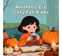 Aesthetic Girl Cozy Fall Vibes Coloring Book: Boost Creativity Adorable Easy Outlines Party Favor For Early Learners Enjoy Hours Of Coloring Fun Build ... Adorable Easy Outlines Party Favor For Early