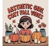 Aesthetic Girl Cozy Fall Vibes Coloring Book: Simple Pictures For Boys And Girls Easy Improve Fine Motor Skills Easter Basket Gift Build Confidence ... Pictures For Boys And Girls Easy Improve Fin
