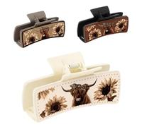 Aesthetic Hair Clips | Cowgirl Hairs Claw | Strong Hold Clip | Western Hair Accessories | Leather Claw Clip | Durable Leather Material and Versatile for All Hair Types in Everyday Wear