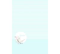 Aesthetic Light Blue Chinoiserie Bird and Flower Notebook: Elegant Serene Light Blue Floral Journal with To-Do List and 120 Lined Pages, 6 x 9 Inches