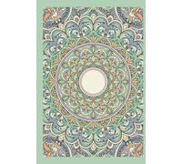 Aesthetic Mint and Peach Mandala Dot Grid Journal: 100 Page Dot Grid Notebook with Premium Cream Paper | 6x9 Matte Hardcover for Creative Mindfulness and Daily Planning