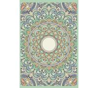 Aesthetic Mint and Peach Mandala Dot Grid Journal: 100 Page Dot Grid Notebook with Premium Cream Paper | 6x9 Matte Hardcover for Creative Mindfulness and Daily Planning