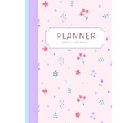Aesthetic monthly planner :: An Undated 12-Month Organizer to Track Goals, Events, and Appointments