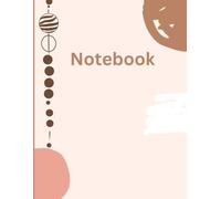 AESTHETIC NOTEBOOK FOR SCHOOL, COLLEGE, OFFICE AND WORK: simple, affordable and cute school supplies- line 8.5*11 A4 size