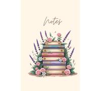 Aesthetic Notebook Journal for Book Lovers - 5.5" x 8.5" Lined Notebook with Floral and Books Cover - Perfect for Writing, Journaling & Note-Taking: ... staying organized at work, school, or home.