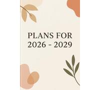 Aesthetic Notebook - "Plans For 2026 - 2029", Notebook For 2026-2029, For The New Year, Notebook For School And Work: 110-page squared notebook, 6x9 format, matte cover