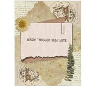 Aesthetic Notes Journal - 120 Pages | Vintage Lined Notebook for Writing, Journaling & Daily Thoughts | Soft Matte Cover (8.5x11 inches)