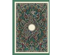 Aesthetic Peacock Zen Mandala Dot Grid Journal: 100 Page Dotted Notebook with Premium Cream Paper | 6x9 Matte Hardcover for Creative Writing, Mindfulness, and Intricate Art