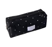 Aesthetic Pencil Pouch Big | Capacity Stationery Organizer With Dot Print | School Supplies Storage Pouch - For Women Students College Campus Home Office Studio Travel Back To School Season Birthday H