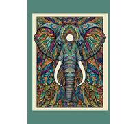 Aesthetic Regal Elephant Zen Mandala Dot Grid Journal: 100 Page Dotted Notebook with Premium Cream Paper | 6x9 Matte Hardcover for Creative Writing, Mindfulness, and Wise Planning