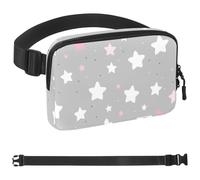 Aesthetic Stars and Moon-1493 Marsupio da uomo e donna, marsupio con tracolla regolabile, alla moda, borsa a tracolla ovunque, per viaggi all'aperto, corsa, escursionismo, multicolore, Multicolore,