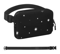 Aesthetic Stars and Moon-1511 - Marsupio da uomo e donna, marsupio con tracolla regolabile, alla moda, borsa a tracolla ovunque, per viaggi all'aperto, corsa, escursionismo, multicolore, Multicolore,