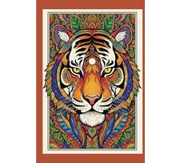 Aesthetic Tiger Zen Mandala Dot Grid Journal: 100 Page Dotted Notebook with Premium Cream Paper | 6x9 Matte Hardcover for Creative Writing, Mindfulness, and Fierce Artistic Expression