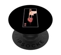 Aesthetic Vaporwave Japanese 90s Japan Art - Human Heart PopSockets PopGrip Adesivo