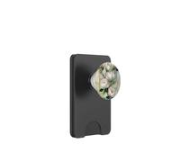 Aesthetic White Stained Glass Pastel Mint Aqua Summer Fresh PopSockets PopWallet per MagSafe