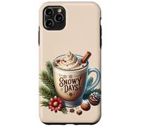 Aesthetic Winter Coffee Latte Graphic For Women Snowy Days Custodia per iPhone 11 Pro Max