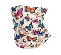 Aesthetically Butterfly Cute Donna Uomo Collo Ghetta Traspirante Fascia Collo Multifunzione Scaldacollo per Trekking Moto Passeggiata Invernale