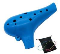 Aestivate Ocarina in plastica a 12 fori, ocarina contralto, a 12 fori, strumento facile per bambini, principianti (blu)