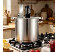 AETEREOS Mescolatore Automatico per Alimenti - Mescolatore Commerciale, con Raschiatore a 4 Pale, Ideale per Marmellate, Salse, Farciture e Hot Pot, velocità di Mescolamento Regolabile 35L