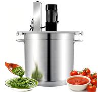 AETEREOS Mescolatore Automatico per Alimenti - Mescolatore Professionale con Raschiatore a 4 Lame, Ideale per Preparare Marmellate, Salse, Farciture e Basi per Hot Pot 35L