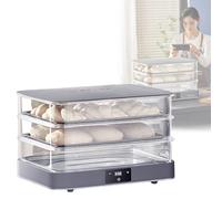 AETEREOS Piccola Macchina per Il Pane per la Cottura in Casa, con Controllo Regolabile della Temperatura e dell'Umidità per Una Fermentazione Uniforme, per Toast, Pizza, Yogurt, Panini