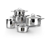Aeternum Batteria di pentole 9 pezzi Divina Re acciaio Inox casseruola bollilatte