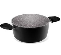 Aeternum, Black Pearl, Casseruola Antiaderente, Adatta a Induzione, Diametro 20 cm, Alluminio, Nera