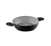 Aeternum, Black Pearl, Tegame Antiaderente, Adatto a Induzione, Diametro 24 cm, Alluminio, Nero