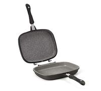 Aeternum Grill doppia bistecchiera Petravera – 2 piastre componibili 32x24 cm per induzione