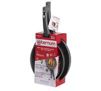 Aeternum, Madame Petravera 3.0, Bis Padelle Antiaderente, Ideale per Induzione, Diametro 24-28 cm, Full Induction, Grigio