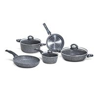 Aeternum Madame Petravera Plus, Alluminio, Grigio (Pietra), Batteria 8 Pezzi