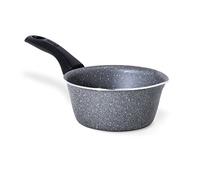 Aeternum New Trudi Casseruola Conica con Becco, Alluminio, Effetto Pietra, 16 cm