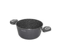 Aeternum, Petragres Ecosolution, Casseruola Antiaderente, Diametro 24 cm, Full Induction, Adatto all'Induzione, Rivestimento PFAS FREE, Grigio scuro