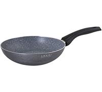Aeternum Y0F3SP0280 Trudi Revolution Saltapasta (Wok) 28 cm, Adatta all'induzione, Alluminio, Grigio