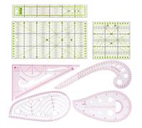 AetherAurora 7 Pezzi Righello Patchwork Quilting Squadre per Sarti