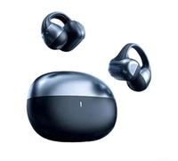 Aetluxery Cuffie senza fili con design a clip, con microfono, driver dinamici da 11 mm, tempo di riproduzione 40 ore, impermeabilità IP5X, resistenti al sudore, chiamate chiare per la corsa (nero)