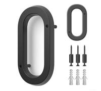 Aetluxery Moderno numero civico galleggiante da 15,2 cm, cartello nero per parete esterna o cassetta postale, numeri di casa resistenti alle intemperie per giardino, appartamento e ufficio (0#)