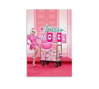 AETQWOEGEWE Trixie - Poster su tela, decorazione artistica moderna, elegante stampa estetica per soggiorno, camera da letto, 60 x 90 cm, senza cornice