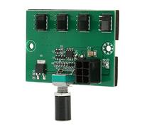 Aeun Hub della Ventola del Telaio del PC, Controller della velocità della Ventola del Telaio Forte Adesione 4 Pin 3 Pin Ventola a 2 Pin PWM 4 Canali per Desktop