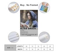 AEUYWQHKEKG Alias Grace - Poster estetico vintage, decorazione artistica da parete su tela, decorazione artistica da parete per soggiorno e camera da letto, 40 x 60 cm, senza cornice