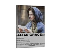 AEUYWQHKEKG Alias Grace - Poster estetico vintage su tela, decorazione artistica da parete per soggiorno e camera da letto, 40 x 60 cm, con cornice
