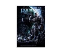 AEUYWQHKEKG Armageddon - Poster estetico vintage su tela, decorazione artistica da parete per soggiorno e camera da letto, 20 x 30 cm, senza cornice