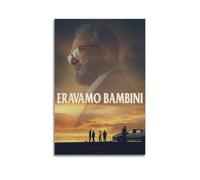 AEUYWQHKEKG Eravamo Bambini - Poster estetico vintage, decorazione artistica da parete su tela, decorazione artistica da parete per soggiorno, camera da letto, 60 x 90 cm, senza cornice