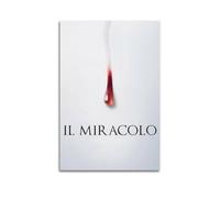 AEUYWQHKEKG Il Miracolo - Poster estetico vintage da parete, su tela, decorazione artistica da parete per soggiorno e camera da letto, 60 x 90 cm, senza cornice