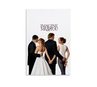 AEUYWQHKEKG Imagine Me & You, poster estetico vintage da parete su tela, decorazione artistica da parete per soggiorno, camera da letto, 60 x 90 cm, senza cornice