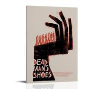 AEUYWQHKEKG Poster artistico da parete con immagine di Dead Man's Shoes su tela, decorazione artistica da parete per soggiorno e camera da letto, 40 x 60 cm, con cornice